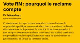 Vote raciste